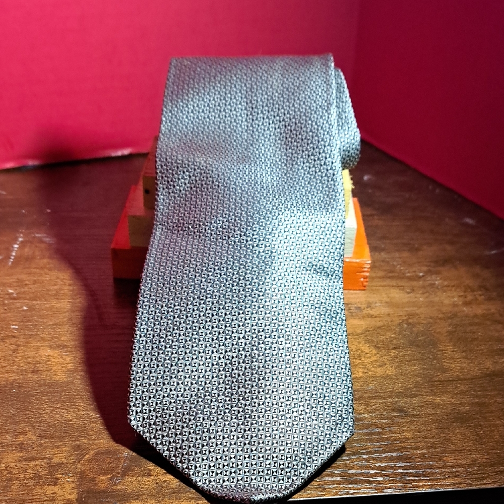 Silvone Elegant Gray Men's Tie